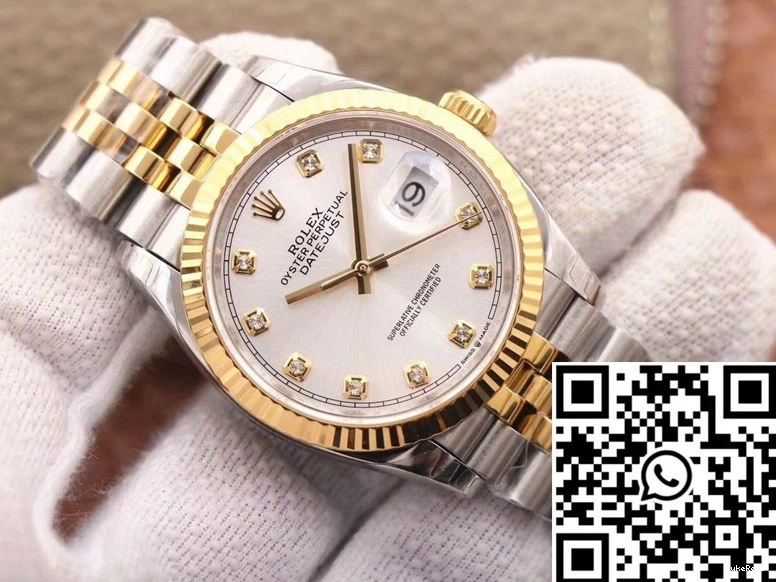 Datejust EW Dial 126233 White Factory Rolex 1024